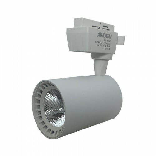 SPOT PARA TRILHO 10W 6500k BRANCO